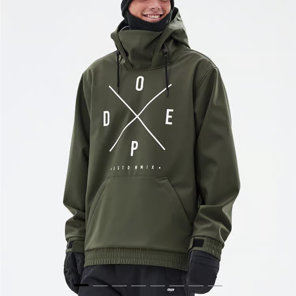 DOPE Yeti Olive Green Ski/ Snowboard Jacket